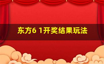 东方6 1开奖结果玩法